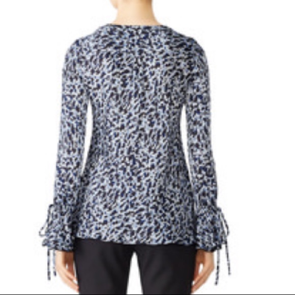 Derek Lam 10 Crosby
Blue Leopard Print Blouse - Picture 4 of 5